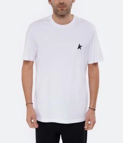Golden Goose Tee-shirt Homme Étoile Coton Blanc Noir 9 Golden Goose Tee-shirt Homme Étoile Coton Blanc Noir -ANINE BING Boutique golde look20220425 893 1