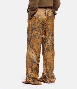 Golden Goose Pantalon Journey Marron Bleu -ANINE BING Boutique golde look20220812 45