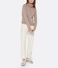 Golden Goose Jean Journey Kim Cristaux Coton Écru -ANINE BING Boutique golde look20221011 158