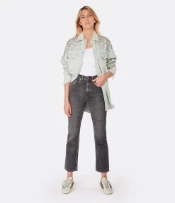 Golden Goose Jean Journey Coton Gris -ANINE BING Boutique golde look20221124 574