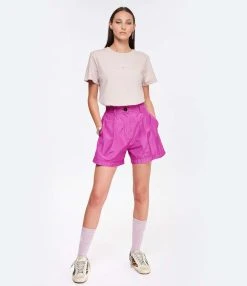 Golden Goose Tee-shirt Journey Coton Rose Shadow 10 Golden Goose Tee-shirt Journey Coton Rose Shadow -ANINE BING Boutique golde look20221125 159