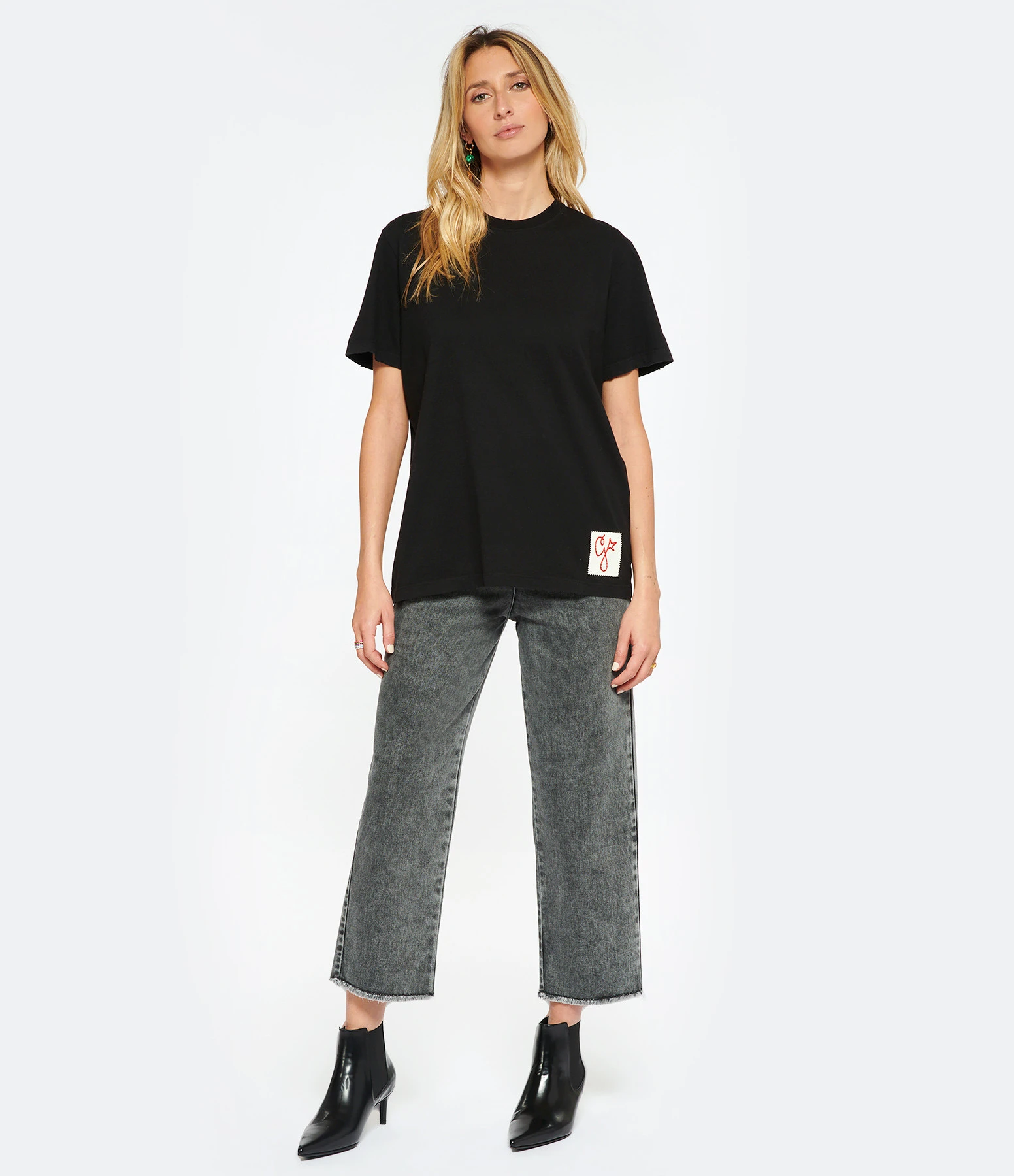 Golden Goose Tee-shirt Golden Coton Noir Vintage 6 Golden Goose Tee-shirt Golden Coton Noir Vintage – Image 4