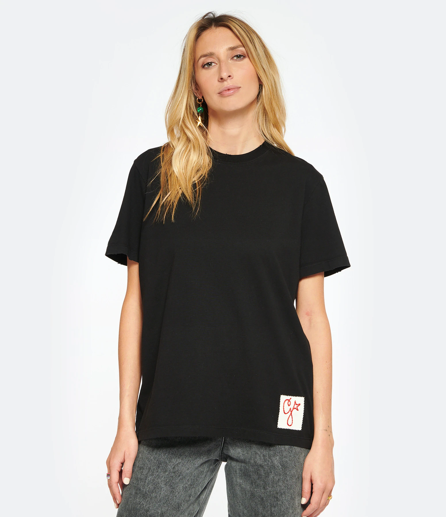 Golden Goose Tee-shirt Golden Coton Noir Vintage 5 Golden Goose Tee-shirt Golden Coton Noir Vintage – Image 3