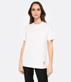 Golden Goose Tee-shirt Golden Coton Blanc Vintage 9 Golden Goose Tee-shirt Golden Coton Blanc Vintage -ANINE BING Boutique golde look20221215 244
