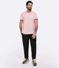 Golden Goose Tee-shirt Star Homme Coton Rose -ANINE BING Boutique golde look20230116 108