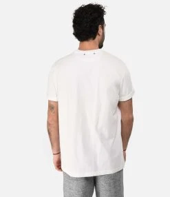 Golden Goose Tee-shirt Golden Homme Coton Blanc Vintage 10 Golden Goose Tee-shirt Golden Homme Coton Blanc Vintage -ANINE BING Boutique golde look20230116 31