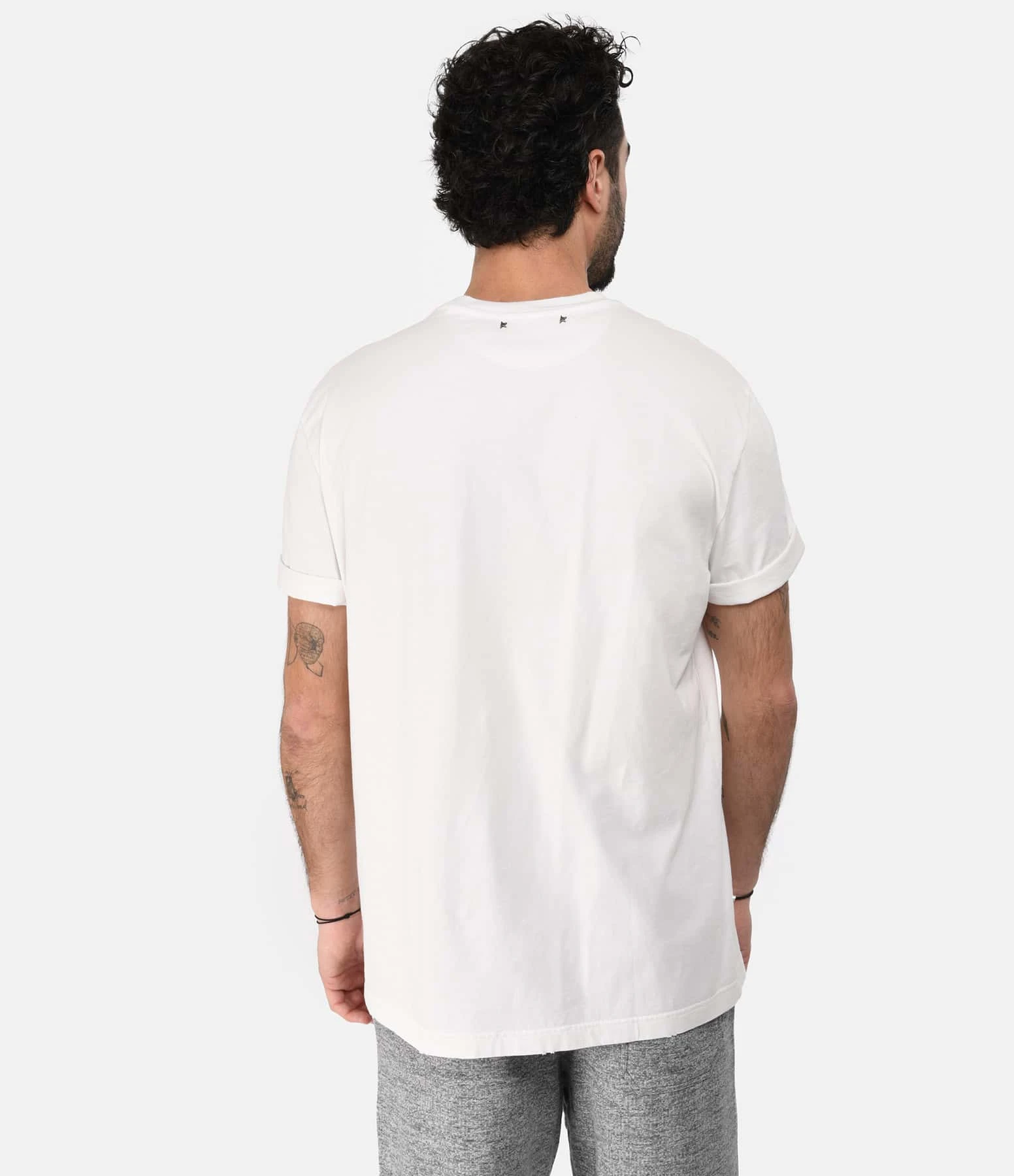 Golden Goose Tee-shirt Golden Homme Coton Blanc Vintage 6 Golden Goose Tee-shirt Golden Homme Coton Blanc Vintage – Image 4