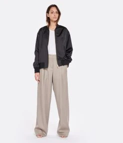 Golden Goose Pantalon Journey Laine Taupe -ANINE BING Boutique golde look20230203 470