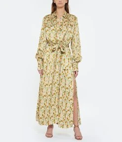 Golden Goose Robe Longue Journey Imprimé -ANINE BING Boutique golde look20230228 314