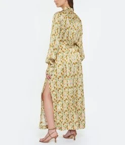 Golden Goose Robe Longue Journey Imprimé -ANINE BING Boutique golde look20230228 316