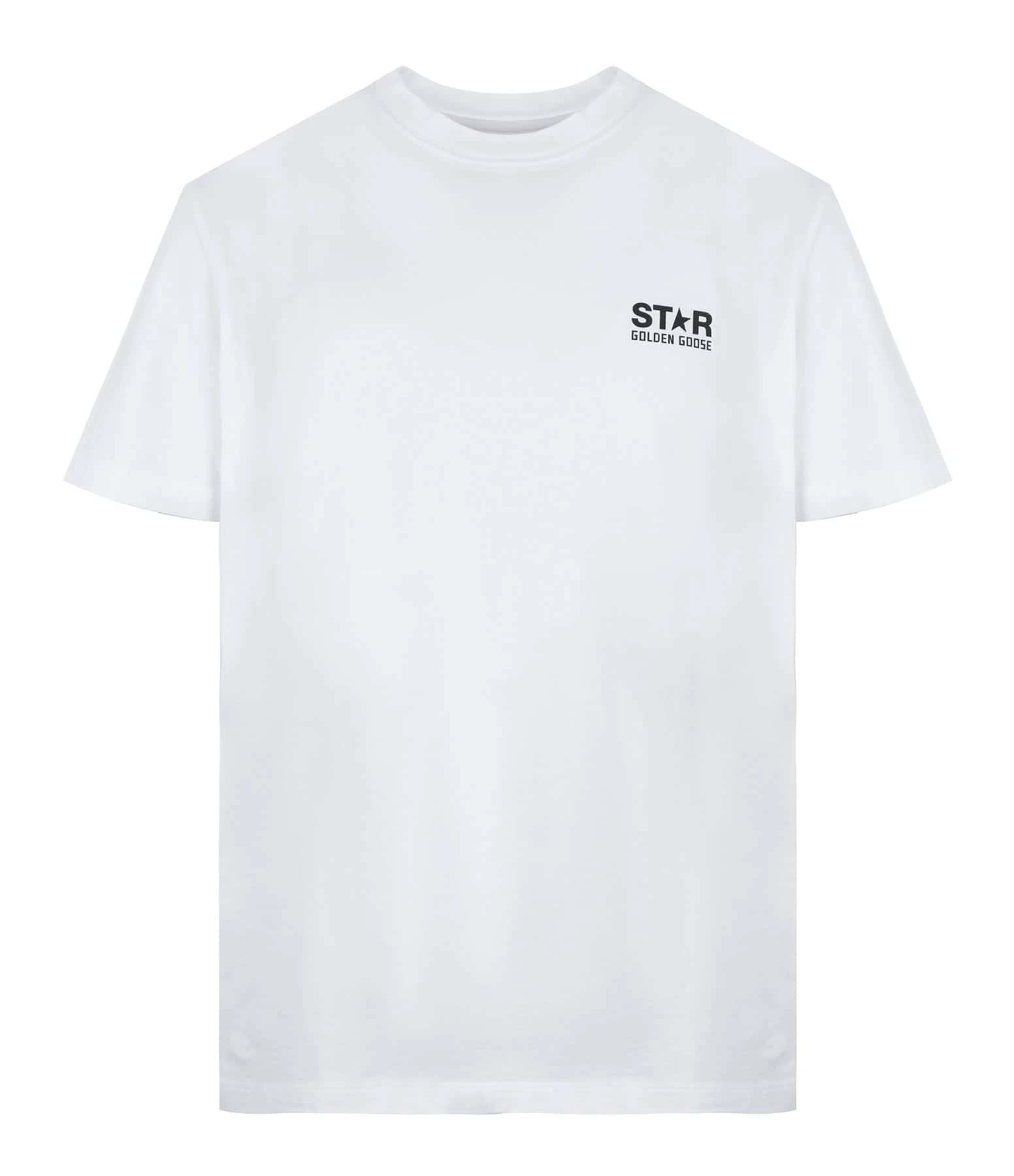 Golden Goose Tee-shirt Big Star Homme Coton Blanc 3 Golden Goose Tee-shirt Big Star Homme Coton Blanc