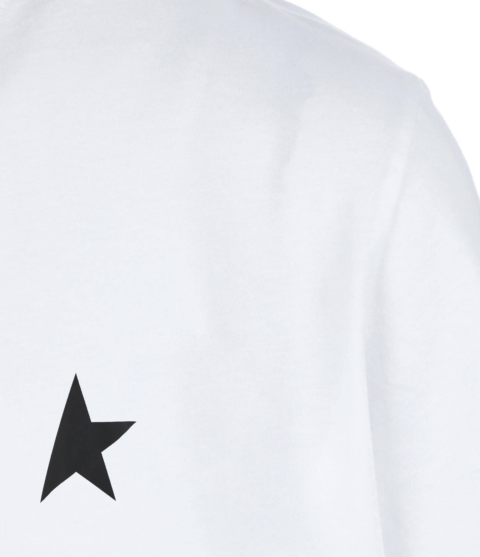 Golden Goose Tee-shirt Homme Étoile Coton Blanc Noir 4 Golden Goose Tee-shirt Homme Étoile Coton Blanc Noir – Image 2