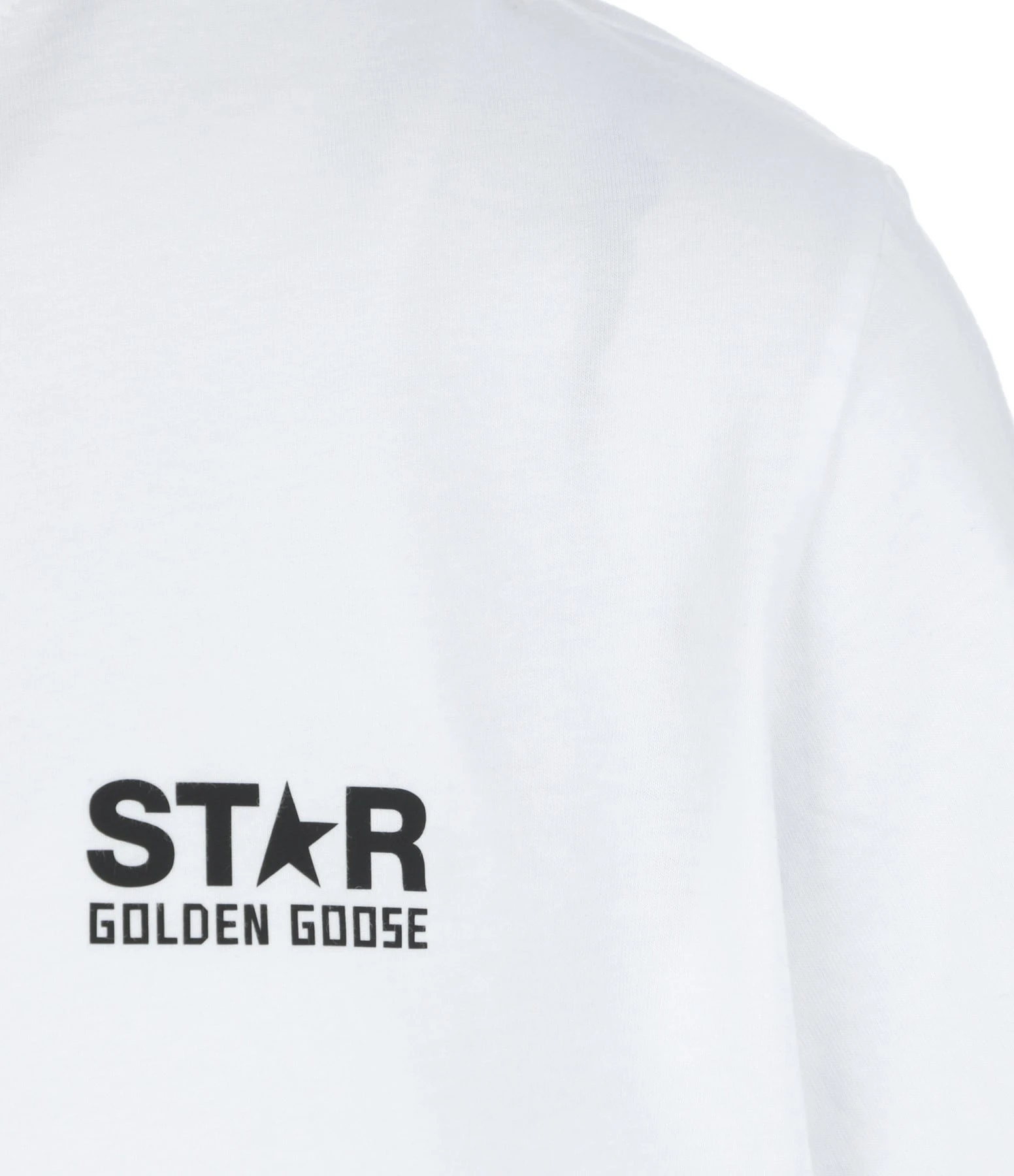 Golden Goose Tee-shirt Big Star Homme Coton Blanc 5 Golden Goose Tee-shirt Big Star Homme Coton Blanc – Image 3
