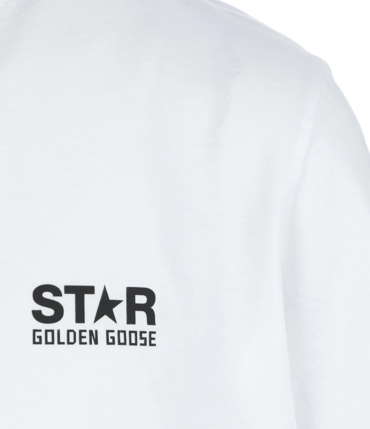 Golden Goose Tee-shirt Homme Star Coton Blanc Noir 4 Golden Goose Tee-shirt Homme Star Coton Blanc Noir – Image 2