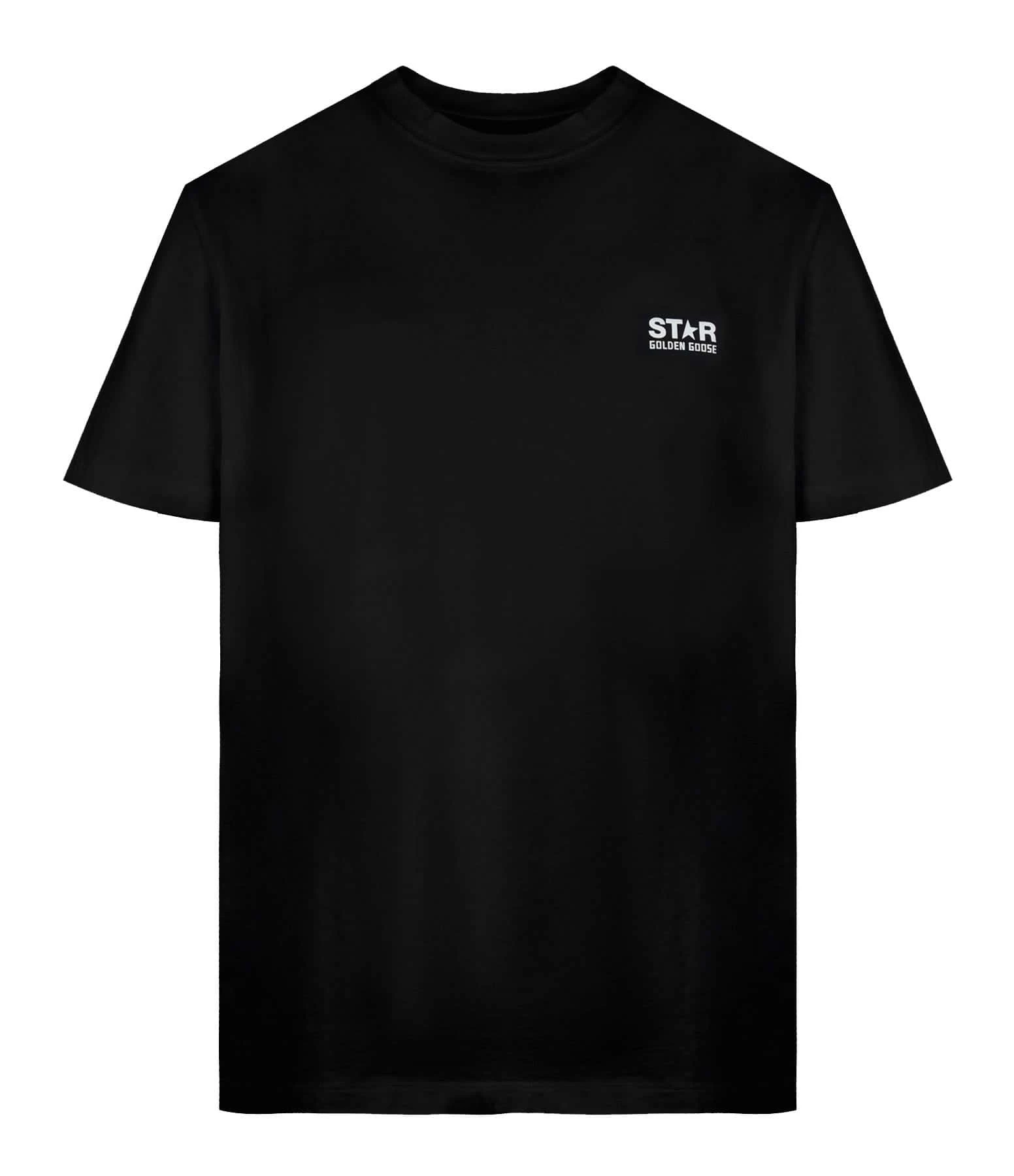 Golden Goose Tee-shirt Big Star Coton Noir Blanc 3 Golden Goose Tee-shirt Big Star Coton Noir Blanc
