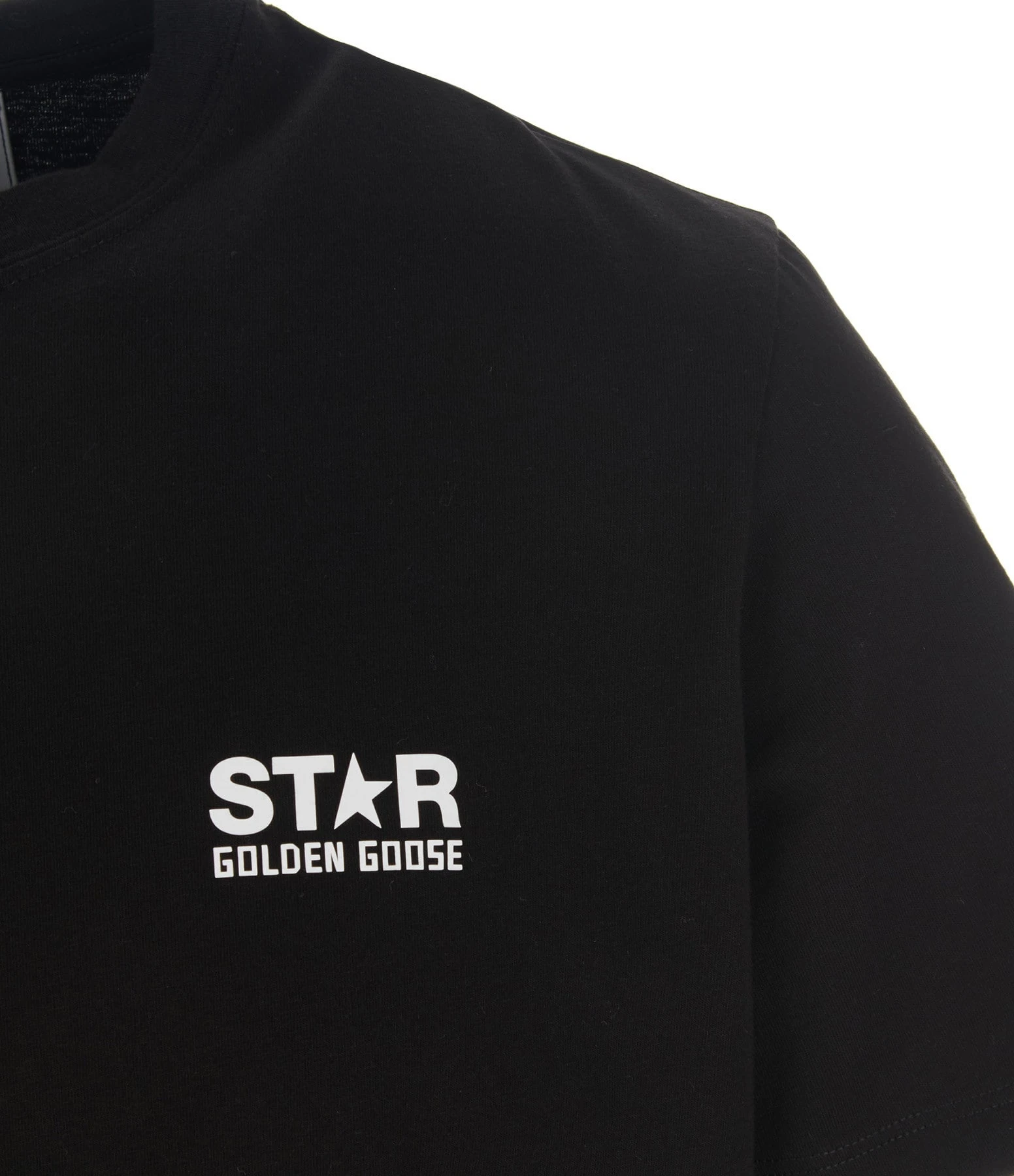 Golden Goose Tee-shirt Big Star Homme Coton Noir Blanc 5 Golden Goose Tee-shirt Big Star Homme Coton Noir Blanc – Image 3