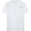 Golden Goose Tee-shirt Homme Big Star Coton Blanc Doré -ANINE BING Boutique golde33778 pck20210621 1 1 1