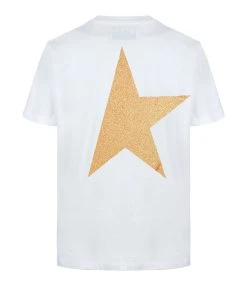 Golden Goose Tee-shirt Homme Big Star Coton Blanc Doré 9 Golden Goose Tee-shirt Homme Big Star Coton Blanc Doré -ANINE BING Boutique golde33778 pck20210621 2 1 1