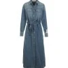 Golden Goose Robe Chemise Golden Denim Bleu -ANINE BING Boutique golde37894 pck20211026 1