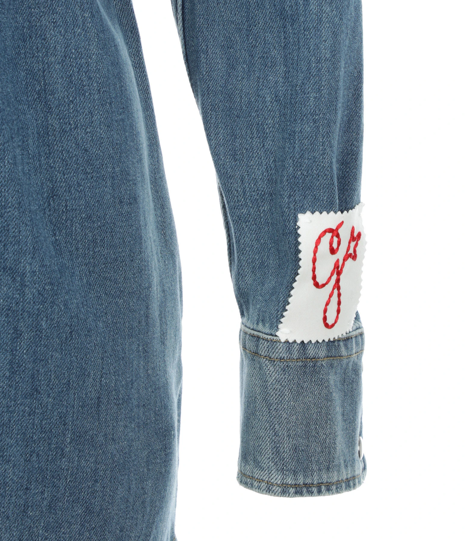 Golden Goose Robe Chemise Golden Denim Bleu 5 Golden Goose Robe Chemise Golden Denim Bleu – Image 3