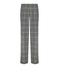 Golden Goose Pantalon Golden Laine Carreaux Gris