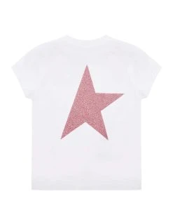 Golden Goose Tee-shirt Star Enfant Coton Blanc Rose 5 Golden Goose Tee-shirt Star Enfant Coton Blanc Rose -ANINE BING Boutique golde44134 pck20220620 2