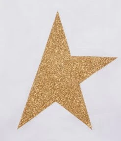 Golden Goose Tee-shirt Enfant Star Manches Longues Coton Blanc Doré 5 Golden Goose Tee-shirt Enfant Star Manches Longues Coton Blanc Doré -ANINE BING Boutique golde44135 pck20220620 2