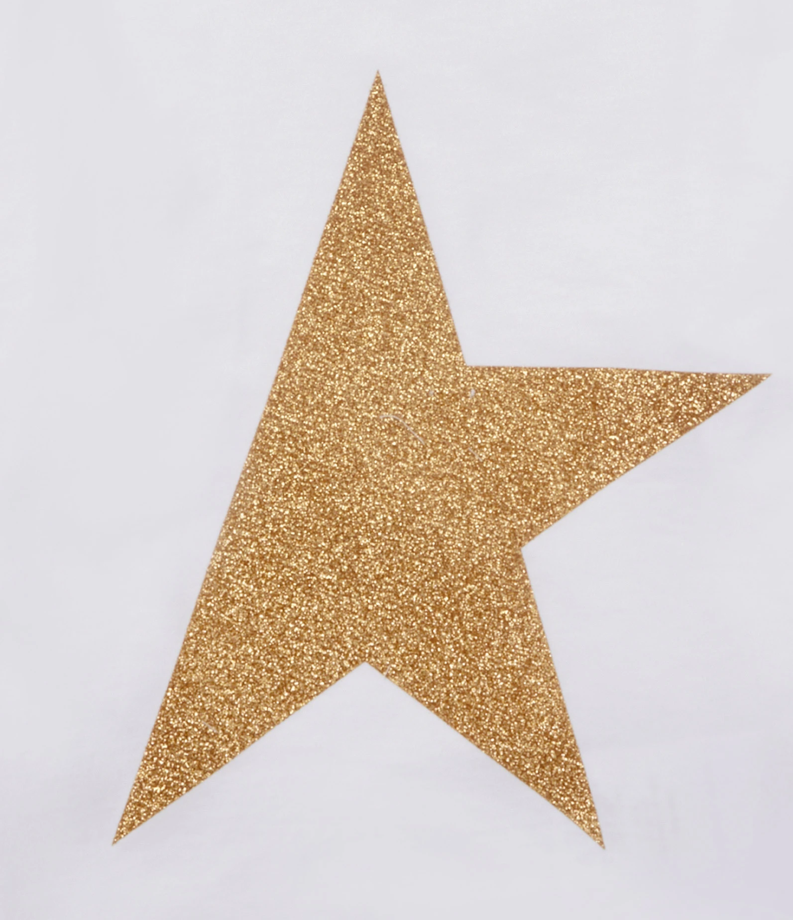 Golden Goose Tee-shirt Enfant Star Manches Longues Coton Blanc Doré 4 Golden Goose Tee-shirt Enfant Star Manches Longues Coton Blanc Doré – Image 2