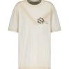 Golden Goose Tee-shirt Journey Homme Coton Écru -ANINE BING Boutique golde49285 pck20221115 1