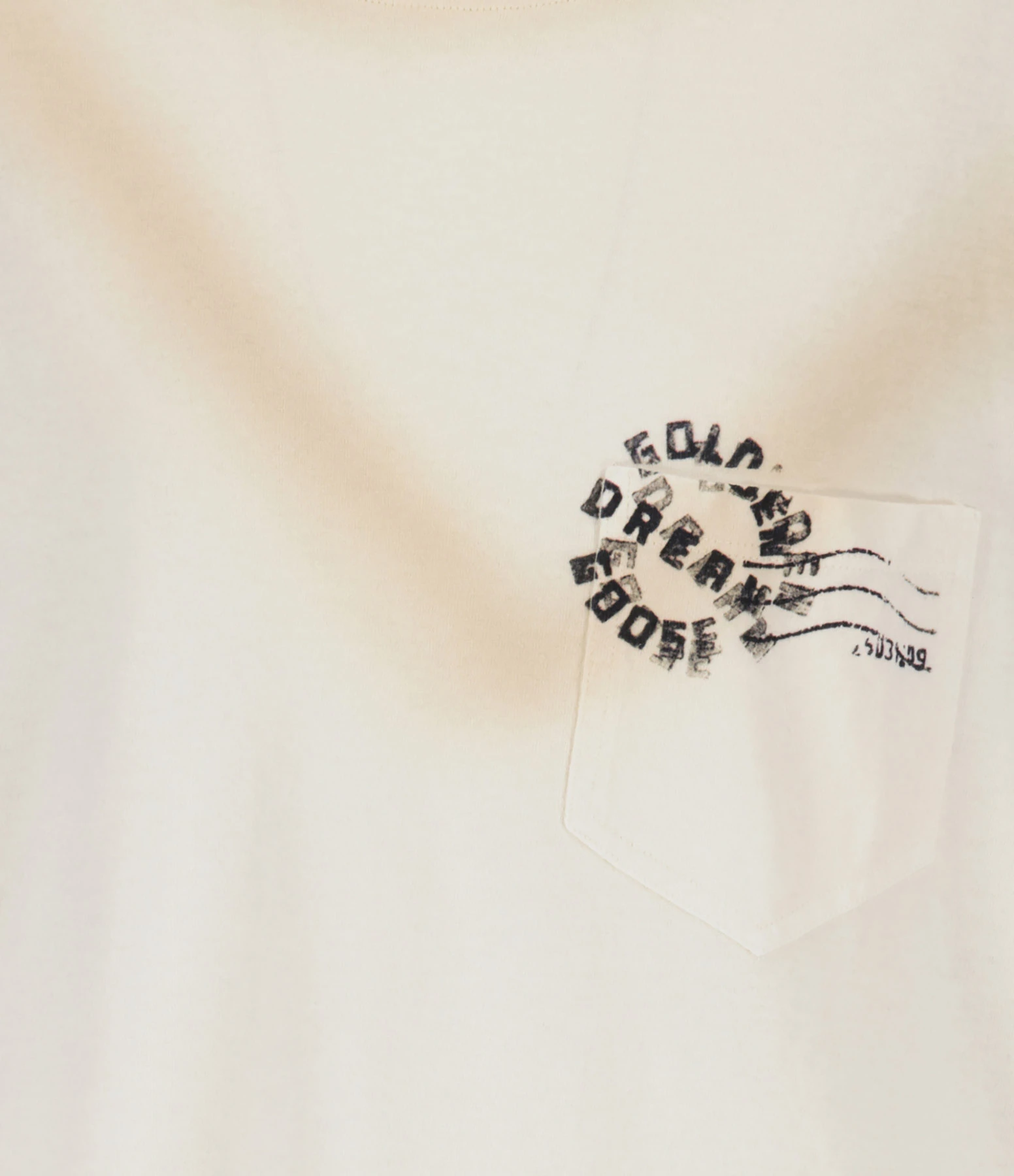 Golden Goose Tee-shirt Journey Homme Coton Écru 4 Golden Goose Tee-shirt Journey Homme Coton Écru – Image 2