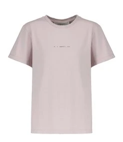 Golden Goose Tee-shirt Journey Homme Coton Rose Shadow