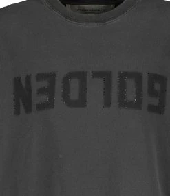 Golden Goose Tee-shirt Golden Homme Coton Gris Anthracite 5 Golden Goose Tee-shirt Golden Homme Coton Gris Anthracite -ANINE BING Boutique golden gmp01220p00067160318