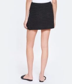 HALFBOY Jupe Coton Noir -ANINE BING Boutique halfb look20230207 191