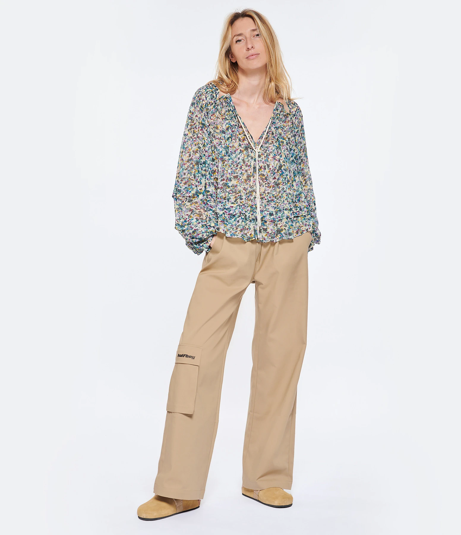 HALFBOY Pantalon Coton Beige 8 HALFBOY Pantalon Coton Beige – Image 6