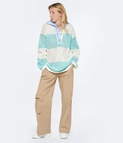 HALFBOY Pantalon Coton Beige 15 HALFBOY Pantalon Coton Beige -ANINE BING Boutique halfb look20230207 217