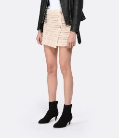 HALFBOY Jupe Coton Sable -ANINE BING Boutique halfb look20230214 464