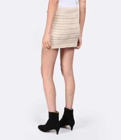 HALFBOY Jupe Coton Sable -ANINE BING Boutique halfb look20230214 470