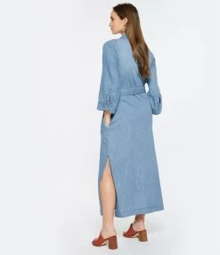 HANA SAN Robe Maeva Coton Denim -ANINE BING Boutique hanas look20230124 282