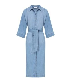 HANA SAN Robe Maeva Coton Denim