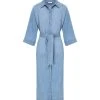 HANA SAN Robe Maeva Coton Denim -ANINE BING Boutique hanas52476 pck20230124 1