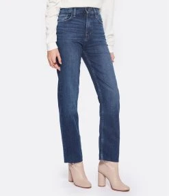Hudson Jeans Jean Remi High Rise Straight Ankle Bleu Atmosphere -ANINE BING Boutique hudso look20221102 135