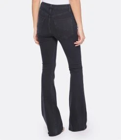 Hudson Jeans Jean Holly High Rise Flare Denim Noir -ANINE BING Boutique hudso look20221102 202