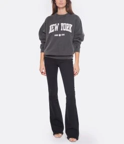 Hudson Jeans Jean Holly High Rise Flare Denim Noir -ANINE BING Boutique hudso look20221102 203