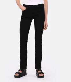 Hudson Jeans Jean Nico Midrise Straight Noir 11 Hudson Jeans Jean Nico Midrise Straight Noir -ANINE BING Boutique hudso look20230223 50
