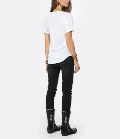 MARANT ÉTOILE Tee-shirt Koldi Uni Lin Blanc -ANINE BING Boutique imare look20201118 68