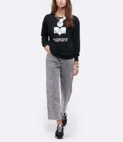 MARANT ÉTOILE Tee-shirt Klowia Lin Noir -ANINE BING Boutique imare look20201202 154 1 1 1