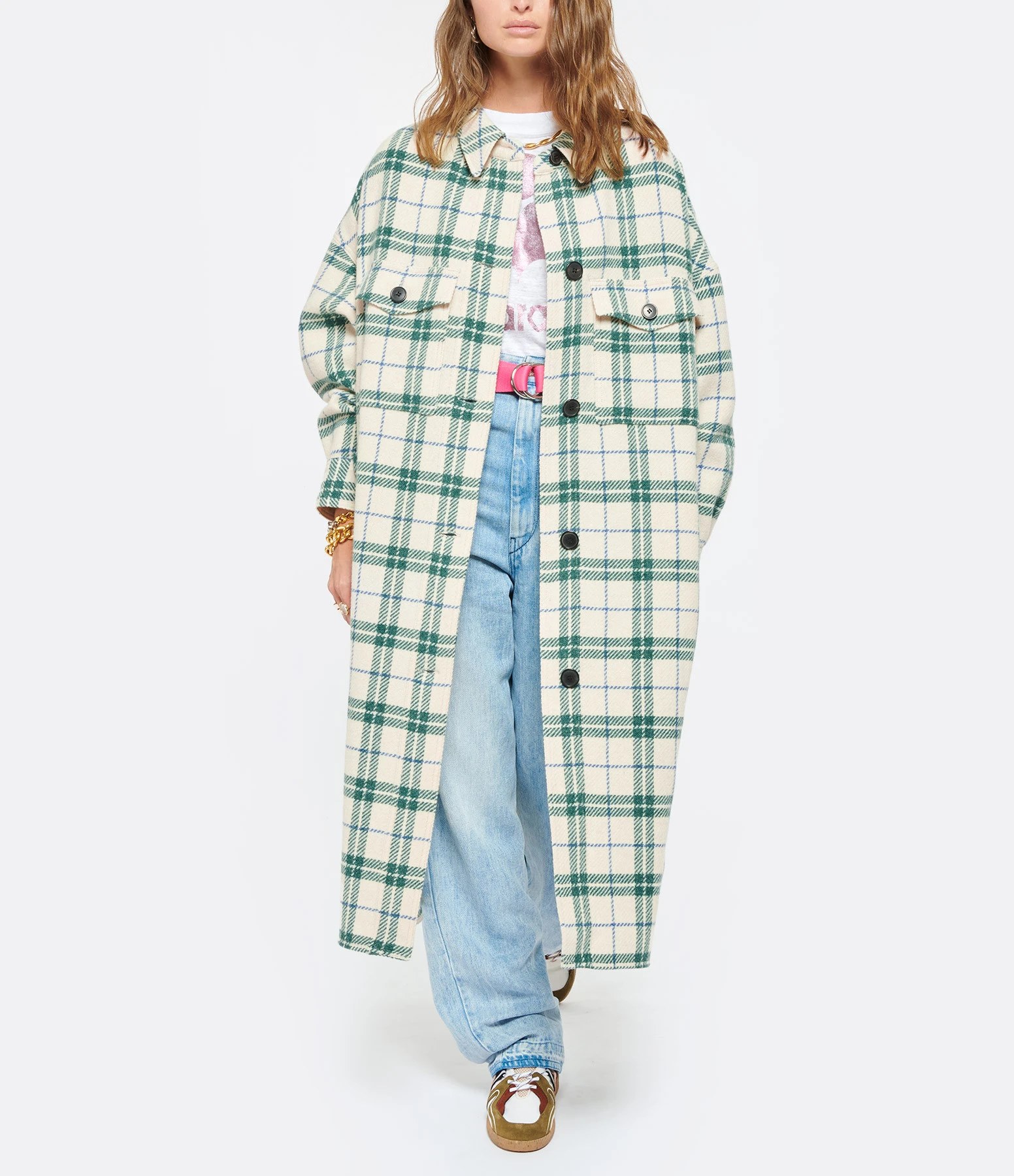 MARANT ÉTOILE Tee-shirt Klowia Lin Blanc Rose 8 MARANT ÉTOILE Tee-shirt Klowia Lin Blanc Rose – Image 6