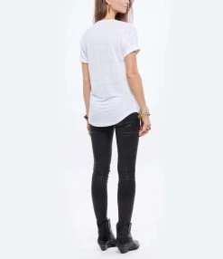 MARANT ÉTOILE Tee-shirt Koldi Lin Blanc Argenté -ANINE BING Boutique imare look20211110 181 1