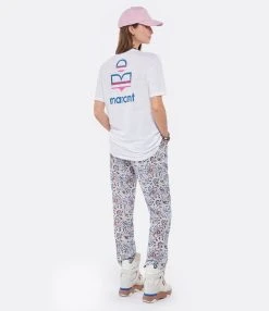 MARANT ÉTOILE Tee-shirt Zewel Lin Blanc -ANINE BING Boutique imare look20220125 237