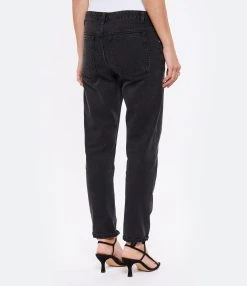 MARANT ÉTOILE Jean Neasr Coton Noir Délavé -ANINE BING Boutique imare look20220518 189